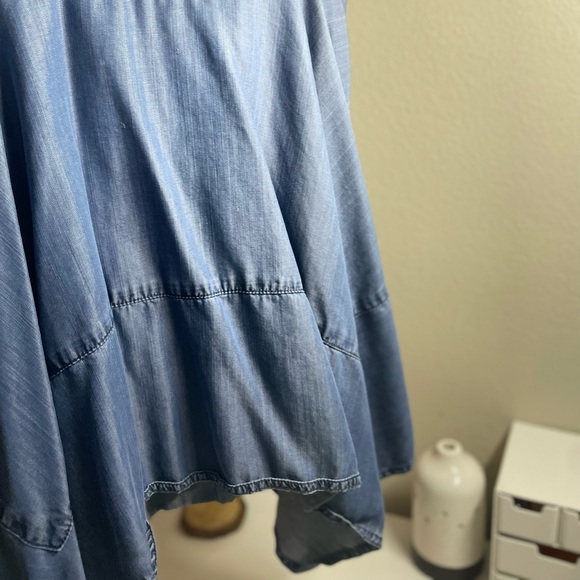 SALE&Discounted shipping!! HD in Paris Denim asymmetrical knee length skirt - Picture 16 of 16